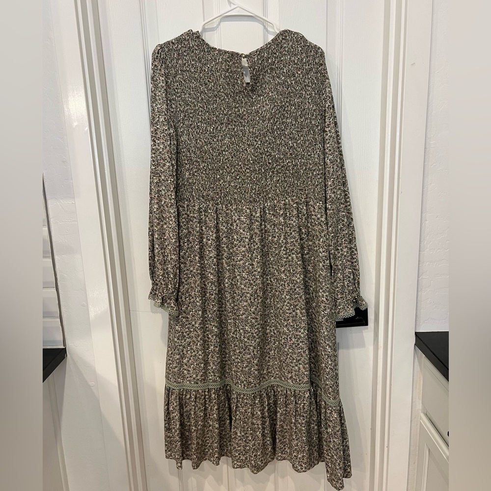 Floral smocked dress